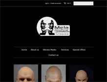 Tablet Screenshot of metamorphosemasks.com